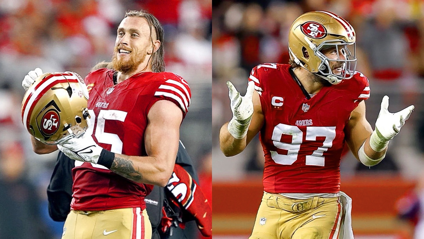 49ers vs. Rams inactives: George Kittle, Nick Bosa cleared to play