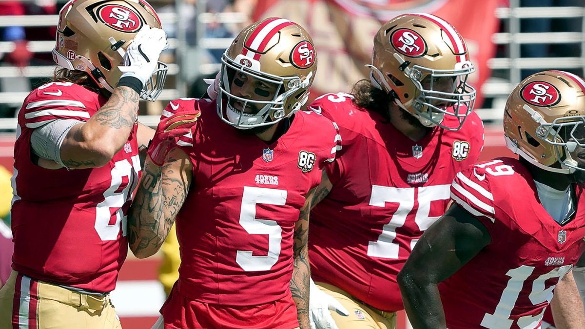 49ers injury updates: John Lynch discusses Mike Evans, Nick Bosa, Christian McCaffrey